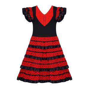 Disfraz de Bailarina de Flamenco Española para Niñas, <span class=keywords><strong>Vestido</strong></span> de Halloween para Niños, Material de Poliéster - Product Image 3