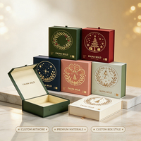 Boîte cadeau magnétique personnalisée luxueuse avec finition mate, emballage rigide écologique pour cosmétiques haut de gamme, mariages, fêtes