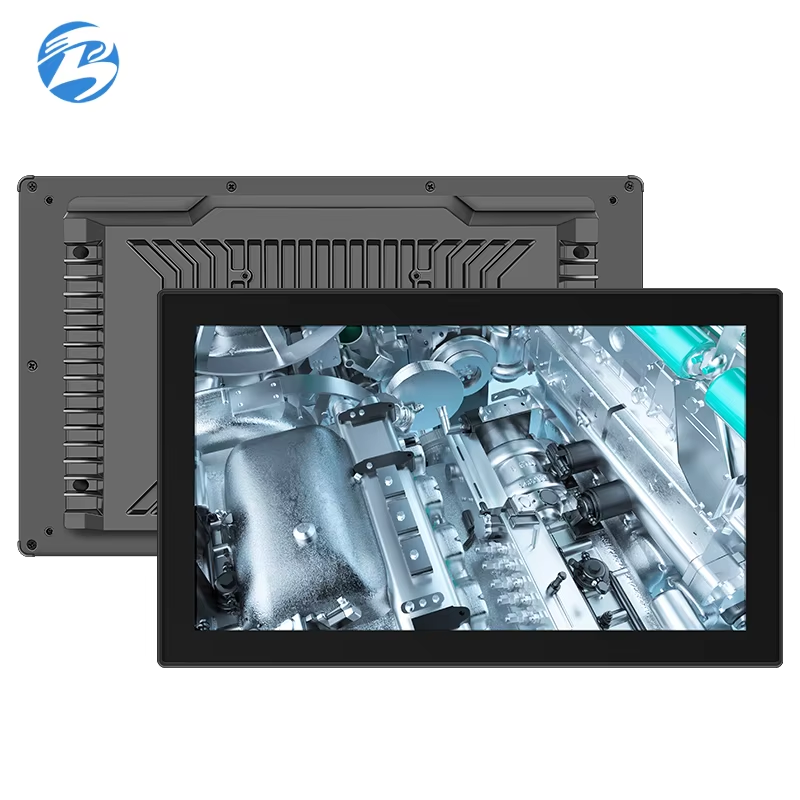 1920x1080 15.6-Inch Aluminum Frame PCAP Touch Monitor USB New HD VGA IP65 Multi-Touch Screen Display for Industrial Medical Use