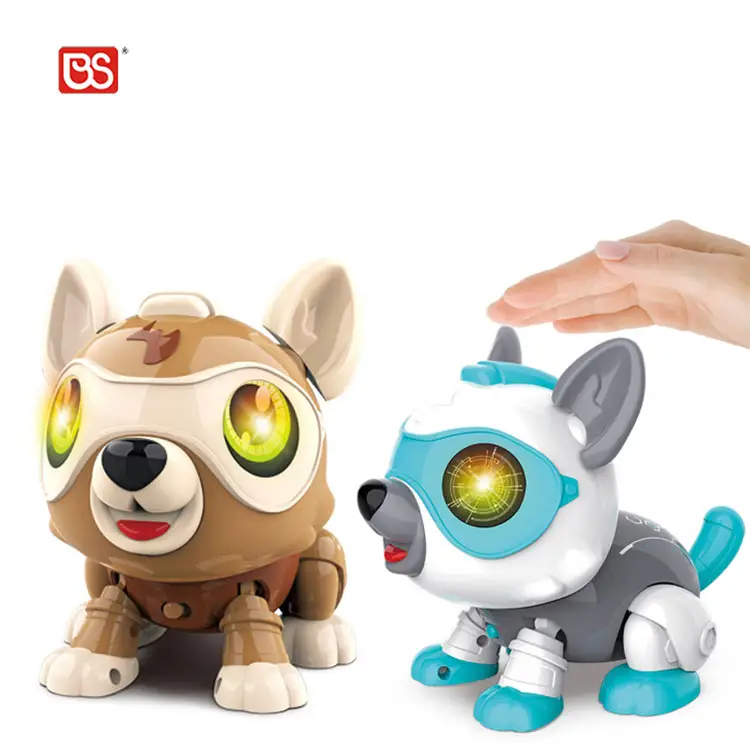 BS Amazon Child Gift Toy Interactive Intelligent Tamagotchi DIY Assemble Toys Smart Voice Control Robot Pet Dogs