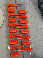 Sceau de sécurité anti-effraction de petite taille, orange, en forme de balle, avec logo, pour le fret, les compagnies maritimes et les conteneurs, avec système de verrouillage.