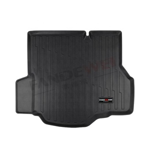 Tappetino 3D in Gomma TPV Antiscivolo e Impermeabile per Bagagliaio Auto <span class=keywords><strong>FORD</strong></span> <span class=keywords><strong>FIESTA</strong></span> 2008-2017 - Product Image 1