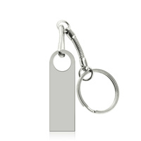 Drive memori USB Mini, Flash Drive logam Mini gratis Logo Laser 2.0 8GB 4GB jumlah besar USB memori Drive kecil 16GB 32GB 64GB
