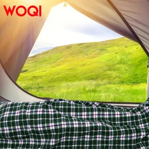 WOQI's New High-quality Warm Fleece Sleeping Bag Lined With Camping Blankets Can Be Customized