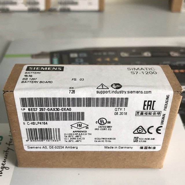 New and Original 6ES7297-0AX30-0XA0 S7-1200 1297 6ES7 297-0AX30-0XA0 Stock in Warehouse