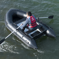 Bateaux de pêche gonflables d'usine pour la pêche avec plancher en aluminium