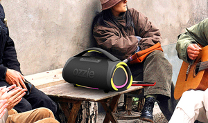 Loa <span class=keywords><strong>Bluetooth</strong></span> không dây, âm trầm mạnh mẽ, loa karaoke ngoài trời cỡ lớn, đèn LED RGB, dùng cho rạp hát gia đình, máy tính, điện thoại di động, sân khấu - Product Image 4