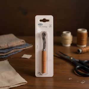 Ruota da cucito Ilan 6 cm con manico in legno per marcatura tessuti - Product Image 3