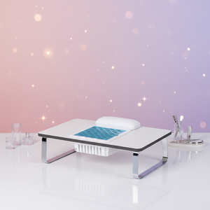 Extractor de Polvo para Manicura de Sobremesa con Reposamanos, Aspiradora de Uñas de Bajo Ruido para Salón - Product Image 1