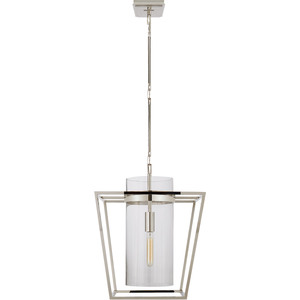 Ian K. Fowler presdio 1 luce 18 pollici a mano in ottone antico Foyer lanterna plafoniera - Product Image 2