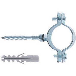 Collier de serrage robuste en acier pour tuyaux CPT de 1 1/2 pouce avec vis et ancre inclus - Product Image 1