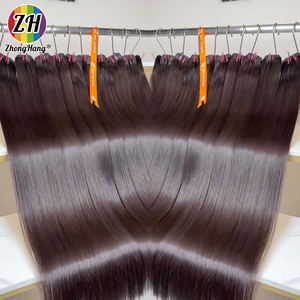 Extensiones de Cabello Humano Virgen con Cutícula Alineada, Cabello Indio, Camboyano y Vietnamita, Liso Natural, Sin Procesar - Product Image 4