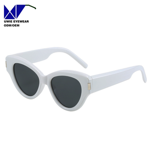 Lunettes <span class=keywords><strong>de</strong></span> soleil pour femmes, modèle 67600, tendance <span class=keywords><strong>2022</strong></span>, style œil <span class=keywords><strong>de</strong></span> chat, petites lunettes <span class=keywords><strong>de</strong></span> soleil, UV400, monture en PC, verres en acrylique - Product Image 2