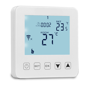 Thermostat <span class=keywords><strong>WiFi</strong></span> programmable LCD - Certifié sécurité UE moderne pour usage hôtelier, <span class=keywords><strong>chauffe</strong></span>-<span class=keywords><strong>eau</strong></span> électriques, systèmes de chauffage par le sol - Product Image 1
