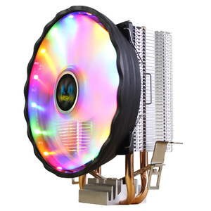 2011 Silent X99 12cm Desktop CPU Cooling <b>Fan</b> Luminous Temperature Control Heat Pipe Heatsink Radiator for <b>Computer</b> - Product Image 1
