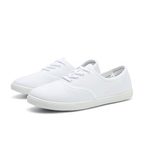 Sepatu Kanvas Kasual Wanita RO, Sneakers Slip-On Klasik Model Rendah