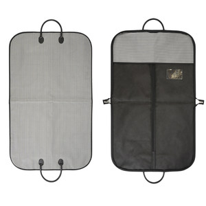 Bolsas de Almacenamiento de Ropa Oxford Personalizadas, Impermeables, de Cuero PU Negro, para Mujer, Funda Protectora para Vestidos, Plegable, con Cierre - Product Image 2