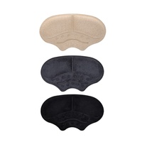 Autocollant de talon multifonctionnel élastique en imitation daim, outil antidérapant d'ajustement de la taille de chaussure, épaisseur 0,6 cm, empêche le talon de glisser
