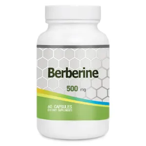 Растительный Экстракт добавки гидрохлорид Берберин HCL капсулы плюс 1200 мг корни коптиса 10%