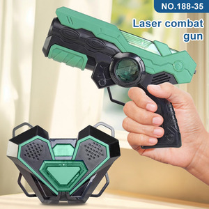Juego de Pistolas Láser Infrarrojas de Plástico Personalizadas con Chaleco y Objetivo, Juego de Batalla Interactivo para Niños - Product Image 3