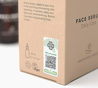 Autocollants holographiques anti-effraction à gratter avec code QR durable pour shampoing et revitalisant pour animaux de compagnie