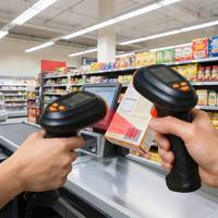 Escáner de Códigos de Barras 1D 2D QR Portátil A133 con Pantalla LCD de Alta Precisión para Control de Inventario en Supermercados