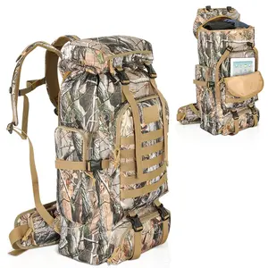Large Waterproof Hiking Backpack Camouflage Outdoor Hunting Backpack