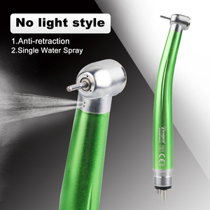 Turbina dental de alta velocidad Harbor Dent HYG01-1036 con LED, 2/4 orificios, pulverizador de agua externo y pieza de mano baja, de colores - Product Image 3