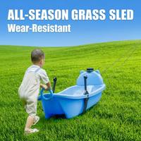 Trenó Infantil Resistente e Ecológico com Desenho de Urso para Neve, Areia e Grama – Brinquedo Familiar de Inverno para Atividades ao Ar Livre (Venda a Granel)