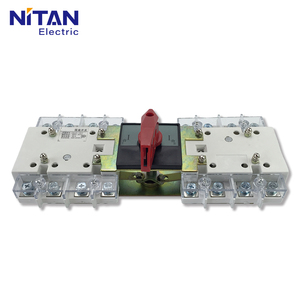 HGLZ2-100A/4J 4P Quadrupole 63A 80A 32A Manuel Double Alimentation pour Commuter Charge <span class=keywords><strong>Fusible</strong></span> Interrupteur Sectionneur Cuivre 50Hz - Product Image 2