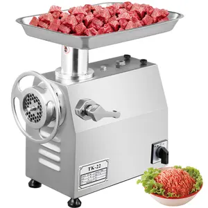 6.5L Large Capacity 1500W Electric Food Processor Chopper Three Speeds  Stainless Steel Vegetables Meat Grinder Mincer