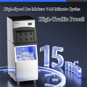 WICEブランド 自動製氷機 500kg 1000ポンド 低消費電力 家庭用・業務用 ナゲット製氷機 バー向け - Product Image 4