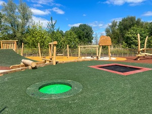 <span class=keywords><strong>Trompoline</strong></span> géant rond pour enfants, trampoline extérieur, trampoline souterrain - Product Image 6