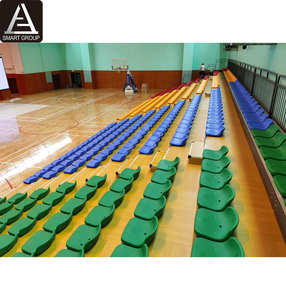 Système de sièges rétractables Gradins télescopiques électriques pour salle de <span class=keywords><strong>basket</strong></span>-ball de stade Tribune rétractable Tribune mobile - Product Image 2