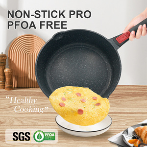 Tùy chỉnh BPA miễn phí xào Pan Chảo đúc nhôm Granite không dính sâu Frying Pan với có thể tháo rời xử lý - Product Image 4