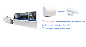 Máquina cortadora de papel térmico de caja <span class=keywords><strong>registradora</strong></span> completamente automática de alta calidad - Product Image 2