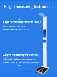 Báscula Ultrasónica de Altura, Peso e <span class=keywords><strong>IMC</strong></span> con Pantalla LED de 6.5 Pulgadas, Operada con Monedas, con Impresora - Product Image 4