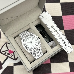 Custom Large Dial Casual Ultra Thin Fashion Clocks Plastic Watches Men's Sketch Watches Quartz Watches Luxury <b>Gift</b> <b>Box</b> Set - Product Image 4