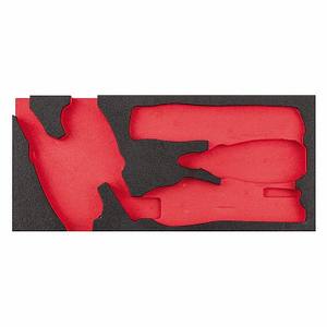 Gabinete de Herramientas Usag 415x188x45 mm Modular con Bandeja para Herramientas, Módulo Individual, Inserto de Esponja de Dos Tonos - Product Image 1