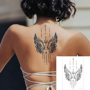 Nouveaux designs 2026, encre végétale, <span class=keywords><strong>tatouage</strong></span> semi-permanent imperméable à l'eau, résistant à la transpiration pendant 2 semaines, art corporel pour hommes et femmes, à base de plantes - Product Image 1