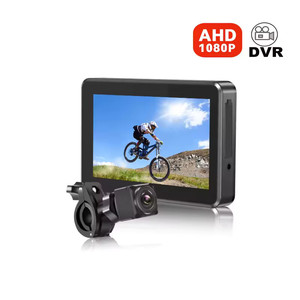 Sistema di telecamere Monitor <span class=keywords><strong>per</strong></span> <span class=keywords><strong>bicicletta</strong></span> posteriore ad alta definizione da 4.3 pollici con telecamera di sicurezza e azione sportiva DVR - Product Image 2