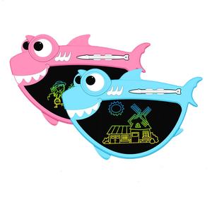 กระดานเขียนด้วยลายมือ LCD ลายการ์ตูน<span class=keywords><strong>ฉลาม</strong></span>สำหรับเด็กมีการป้องกันดวงตากระดานเขียนด้วยลายมือมีไฟ LED กระดาน<span class=keywords><strong>วาด</strong></span>เขียนกราฟฟิตี - Product Image 1