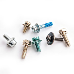 Vis à tête ovale métriques haute résistance avec ressort pour l'électronique, le mobilier et l'assemblage de machines, support OEM/ODM - Product Image 1