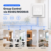Thermostat intelligent Wifi HEDEMAN pour chaudière à gaz, contrôle de groupe, avec fonction de minuterie de chauffage, programmable hebdomadaire