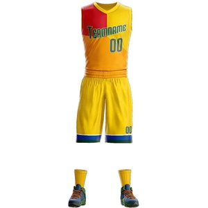 บาสเกตบอลสวมใส่ที่กำหนดเองบาสเกตบอล Sublimated เครื่องแบบ - Product Image 3