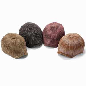 Gorro Octogonal Unisex a Cuadros, 100% Algodón Transpirable, Gorra de Moda Británica, Boina Casual, Estilo Newsboy, Tendencia para las Cuatro Estaciones - Product Image 5