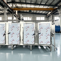Hete-luchtcirculatie continue mesh-banddroger voor fruit, groenten, chilipepers, champignons en landbouwproducten (productielijn voor dehydratatie)