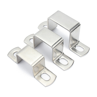 Colliers de serrage carrés en acier inoxydable 304 DY à angle droit avec boucles de fixation et tailles personnalisées