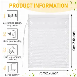 Factory Wholesale Reusable Tea Bags Eco Friendly Custom Tea Bag Corn Fiber Packing Tea Bags