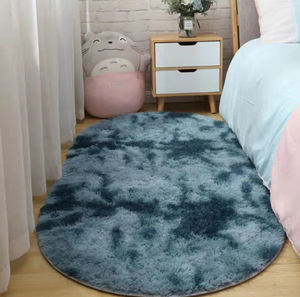 Tapis en fourrure épaisse de forme ovale, taille personnalisée, changeant de couleur, Alfombra Peluda De <span class=keywords><strong>La</strong></span> Sala De Estar, tapis de salon moelleux, tapis de sol - Product Image 5